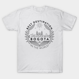 Bogota Minimal Badge Design T-Shirt